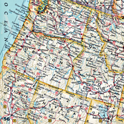 Pacific Northwest Dinner Mapkins