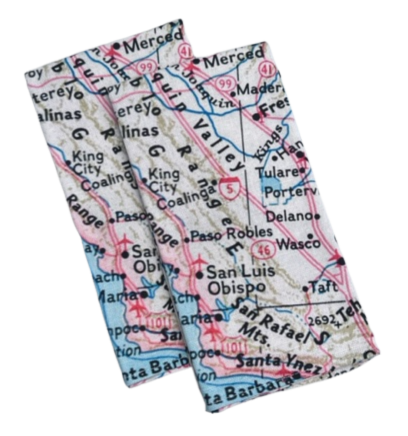 California Mapkins