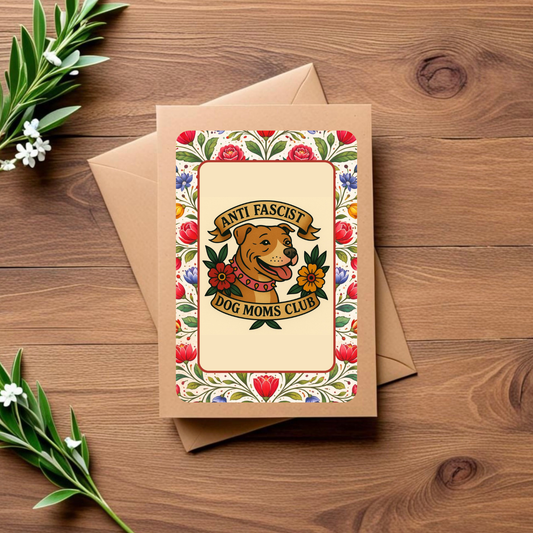 Pitbull Anti Fascist Dog Moms Club